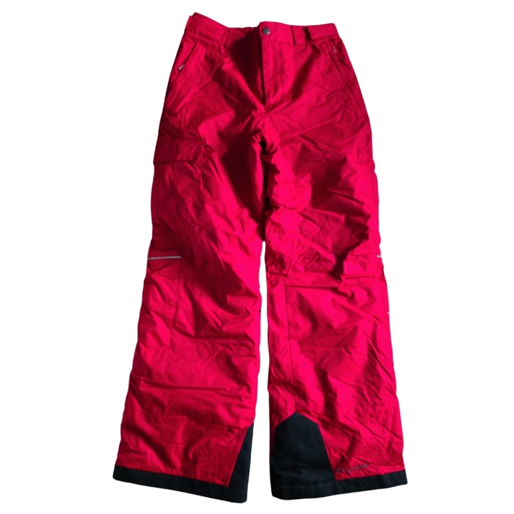 COLUMBIA Bugaboo Omni Heat Tech Red Snow Pants Ski Snowboard Youth Large 14/16
